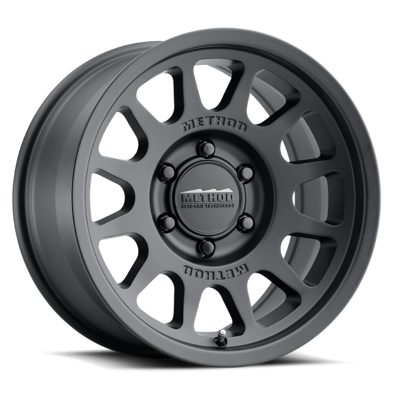 Method MR703 17x8.5 Black Off-Road Wheel with Bead Grip Technology