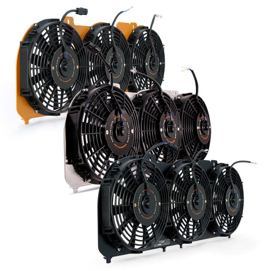 Mishimoto 89-01 Jeep Cherokee XJ 4.0L Performance Aluminum Fan Shroud with High-Flow Electric Fans
