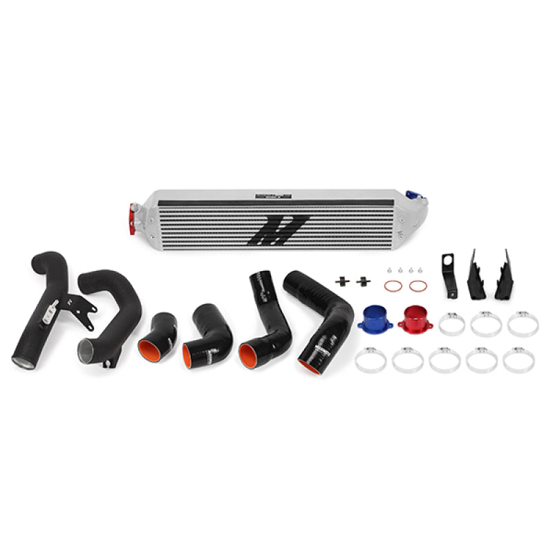 Mishimoto 2016+ Honda Civic 1.5T / 2017+ Civic Si Silver Intercooler Kit with Black Pipes