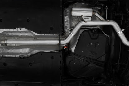 MBRP Armor Pro Series Cat Back Exhaust System for Volkswagen Jetta GLI 2022-2024 with 3-inch Diameter and Carbon Fiber Tips