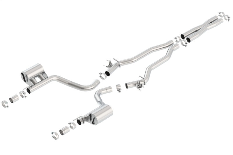Borla ATAK Cat-Back Exhaust System for Dodge Challenger SRT Hellcat 6.2L V8 (2015-2023) with Valve Simulators