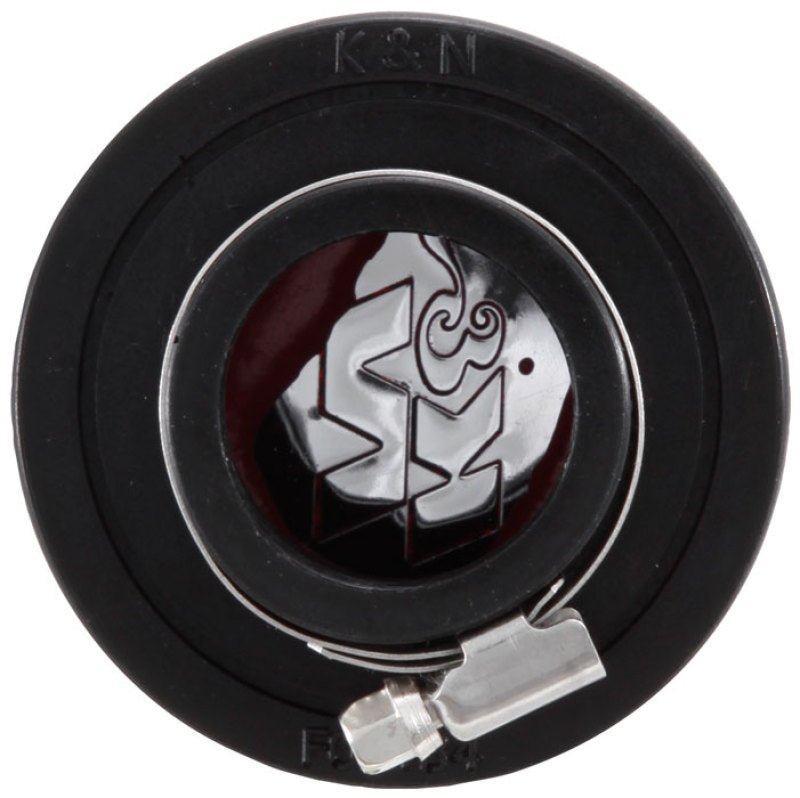 K&N Engineering 62-1440 Chrome and Black Rubber Crankcase Vent Filter – 2.5 Inch Height, 3 Inch Outer Diameter, Clamp-On Design