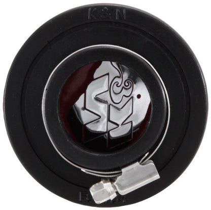 K&N Engineering 62-1440 Chrome and Black Rubber Crankcase Vent Filter – 2.5 Inch Height, 3 Inch Outer Diameter, Clamp-On Design