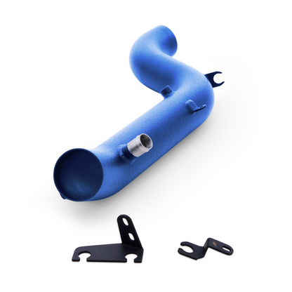 Mishimoto 2016-2018 Ford Focus RS 2.3L Performance Air Intake Kit - Wrinkle Nitrous Blue