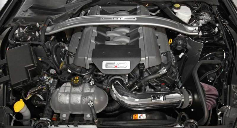 K&N Engineering 69-3535TP Cold Air Intake System for 2015-2017 Ford Mustang GT 5.0L V8