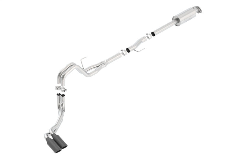 Borla ATAK Cat-Back Exhaust for 2015-2020 Ford F-150 with 3.5L EcoBoost - Black Chrome Side Exit