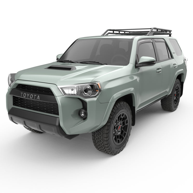 EGR In-Channel Window Visors for Toyota 4Runner 2010-2024 – Dark Smoke Finish, Set of 4 Part 575221