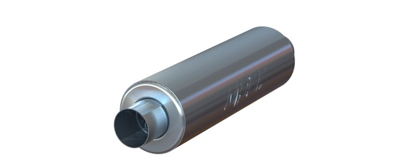 MBRP Universal 3-inch Inlet/Outlet Aluminum Single Chambered Performance Muffler (Part No. GP122106)