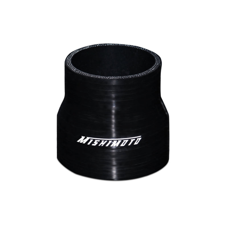 Mishimoto 2.5 to 3.0 Inch Black Silicone Transition Coupler - Automotive Air Intake and Cooling System Connector