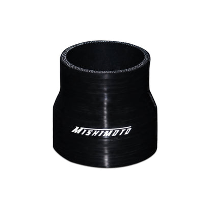 Mishimoto 2.5 to 3.0 Inch Black Silicone Transition Coupler - Automotive Air Intake and Cooling System Connector