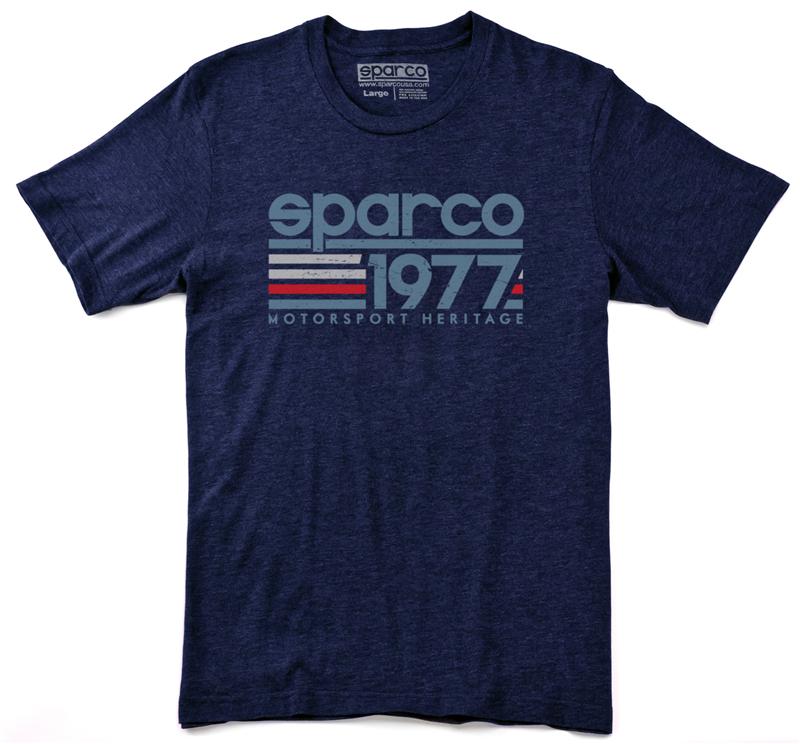 Sparco Vintage 77 Navy T-Shirt – Men's Medium, SPARCO SP02900BM2M
