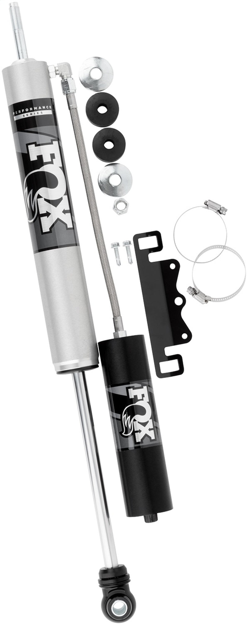 Fox 2005+ Ford Super Duty Performance Series 10.1-inch Remote Reservoir Front Shock - 4-5 Inch Lift, Part Number 985-24-163
