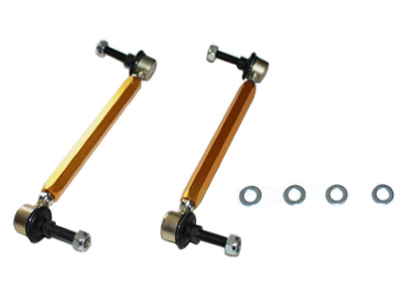 Whiteline Universal Swaybar Link Kit - Heavy Duty Adjustable 10mm Ball Joint (Part No. KLC140-235)