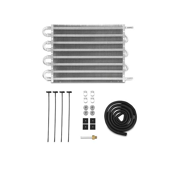 Mishimoto Universal Transmission Fluid Cooler - 12in x 10in x 0.75in Tube-and-Fin Design for Automotive Fluid Cooling
