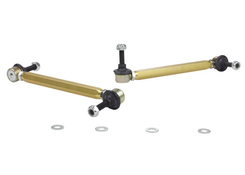 Whiteline KLC106 Adjustable Front Sway Bar Link Kit for Ford Focus and Mini Cooper S