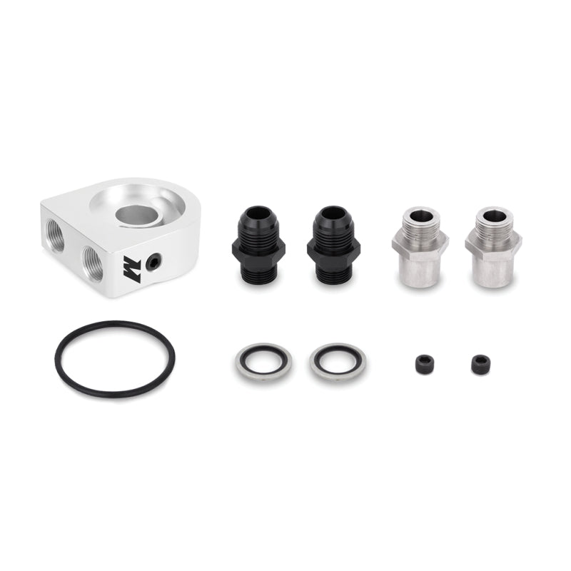 Mishimoto Universal Oil Cooler Kit 34-Row Black - High-Performance Engine Oil Cooling Solution