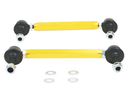 Whiteline KLC140-195 Universal Sway Bar Link Kit - Adjustable Steel Ball Joints for Improved Handling