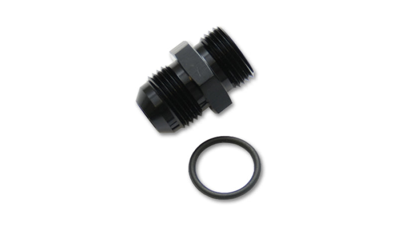 Vibrant -12AN Flare to AN Straight Thread (1-5/16-12) with O-Ring Adapter Fitting