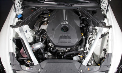 K&N Engineering Part 69-5320TS Silver Typhoon Short Ram Intake for Kia Stinger and Genesis G70