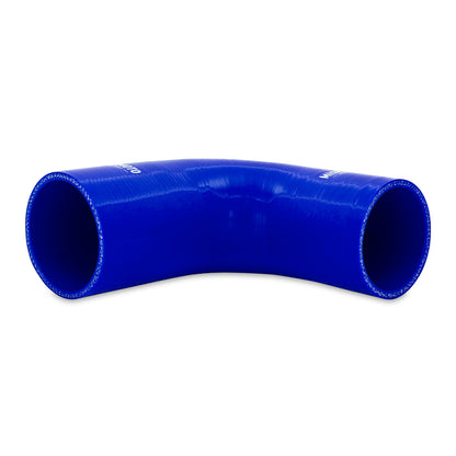 Mishimoto 90-Degree Silicone Reducer Coupler 2.75-inch to 3.00-inch - Blue