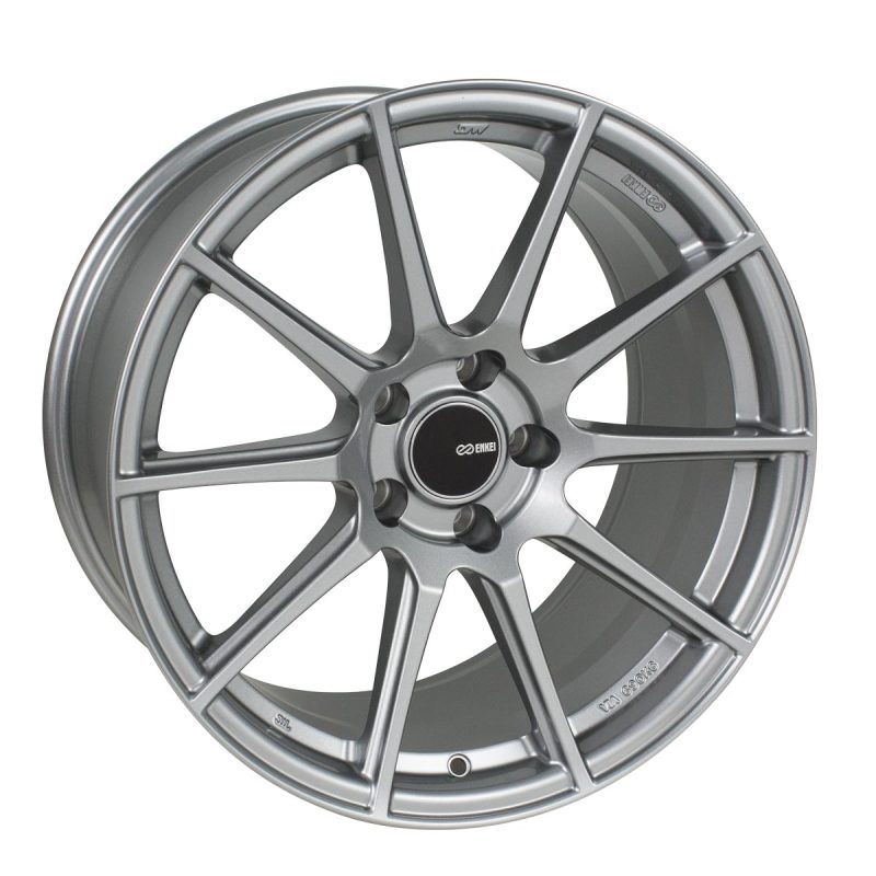 Enkei TS10 18x9.5-inch Gray Wheel with 35mm Offset and 5x114.3 Bolt Pattern