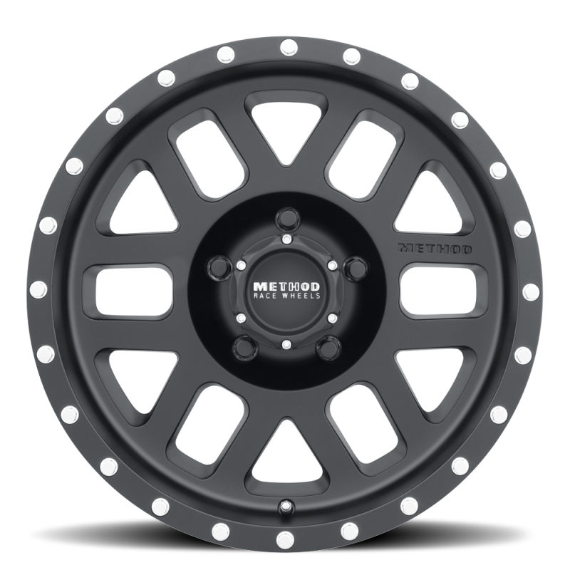 Method MR306 Mesh 17x8.5 Inch Matte Black Wheel with 5x4.5 Bolt Pattern and 83mm Center Bore