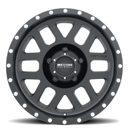Method MR306 Mesh 17x8.5 Inch Matte Black Wheel with 5x4.5 Bolt Pattern and 83mm Center Bore