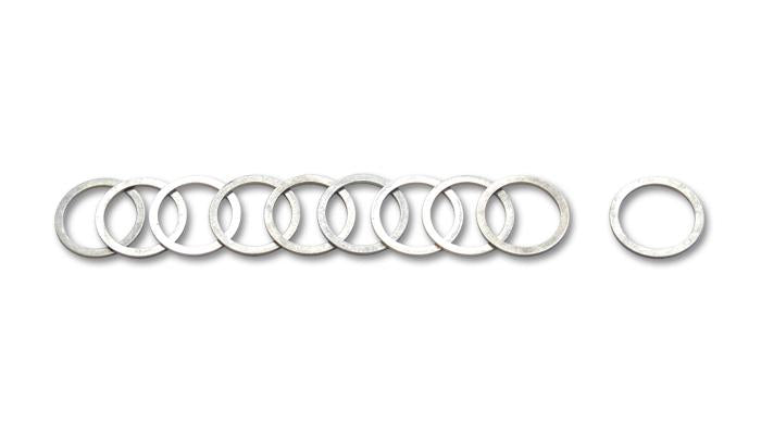 Vibrant Performance Aluminum Crush Washers Set - 10-Pack for Automotive Adapter Fittings