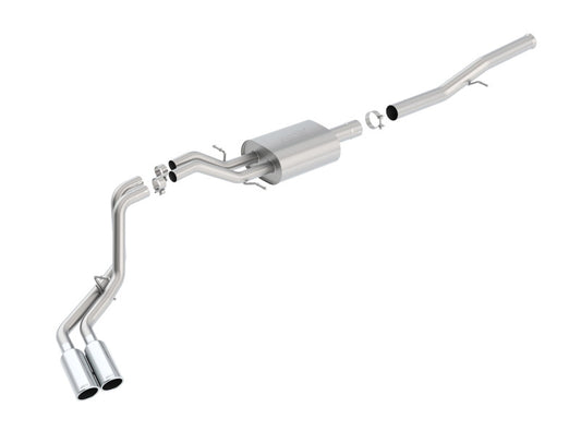 Borla S-Type Dual Cat-Back Exhaust System for 2014-2018 Chevrolet Silverado 1500 & GMC Sierra 1500 with 6.2L V8 - Part #140576
