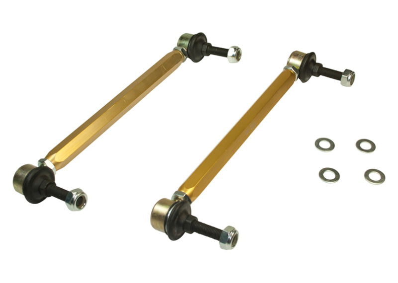 Whiteline KLC140-255 Universal Heavy Duty Adjustable Sway Bar Link Kit for Improved Handling