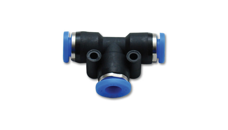 Vibrant Union inTin Pneumatic Vacuum Fitting for 1/4 inch OD Tubing – Secure Push Lock Connection