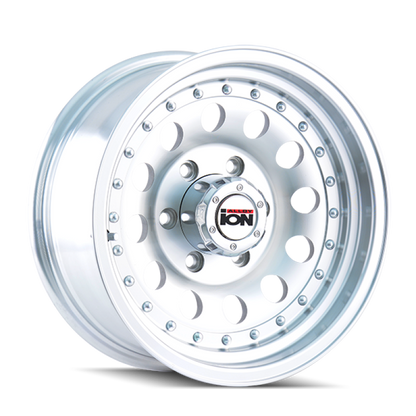 ION Wheels ION 71 Series 15x7 Polished Cast Alloy Wheel with 5x114.3 Bolt Pattern and -6mm Offset