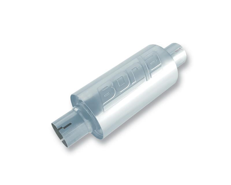 Borla Universal S-Type 2.5-inch Inlet/Outlet Muffler with Reversible Design and Million-Mile Warranty