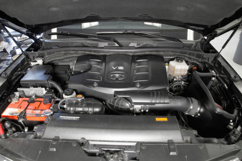 K&N Engineering V8 5.6L AirCharger Performance Cold Air Intake for 2011-2017 Infiniti QX56 and Nissan Armada
