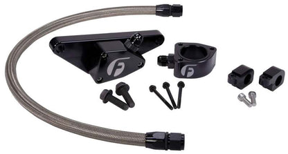 Fleece Performance Cummins Coolant Bypass Kit with Stainless Steel Braided Line (2003-2007 Manual Transmission)
