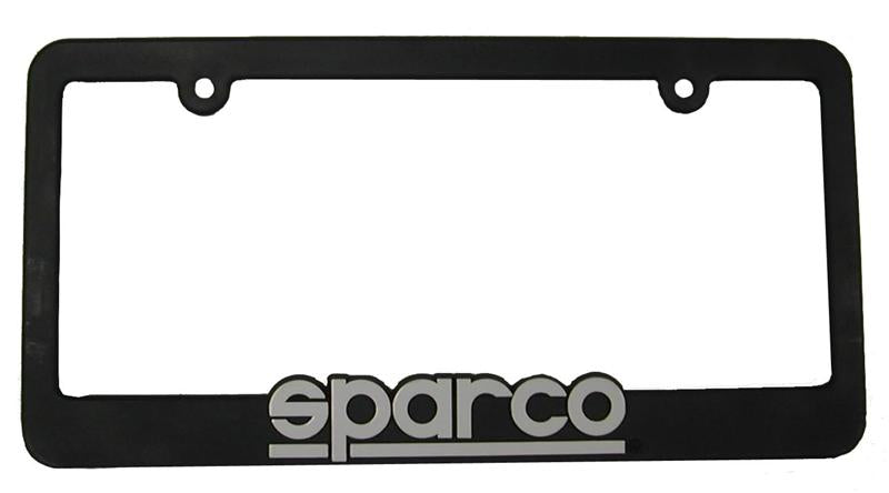 Sparco Plastic License Plate Frame SP099FRAME for Automotive Use