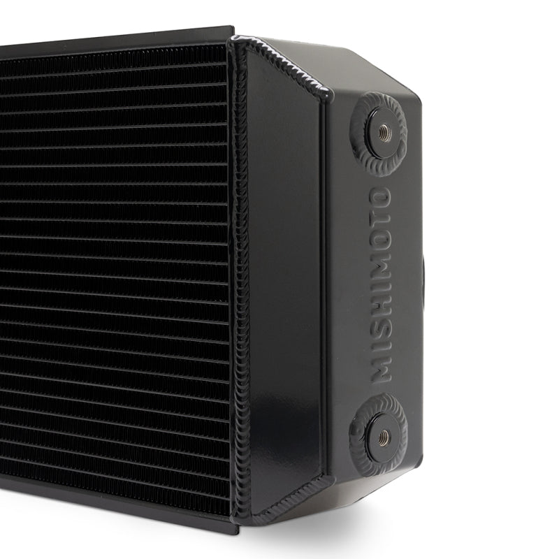 Mishimoto Universal Drag Race Performance Aluminum Radiator - Black (Part Number: MMRAD-UNI-DRGBK)