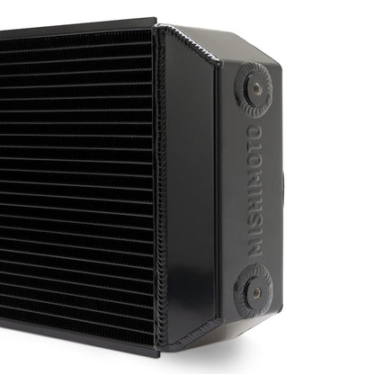 Mishimoto Universal Drag Race Performance Aluminum Radiator - Black (Part Number: MMRAD-UNI-DRGBK)
