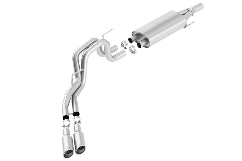 Borla Cat-Back Exhaust System for 2010-2014 Ford F-150 SVT Raptor and Harley Davidson Edition 6.2L V8