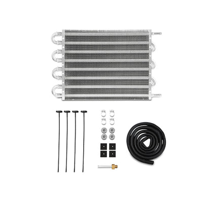 Mishimoto Universal Transmission Fluid Cooler - 12in x 10in x 0.75in Tube-and-Fin Design for Automotive Fluid Cooling