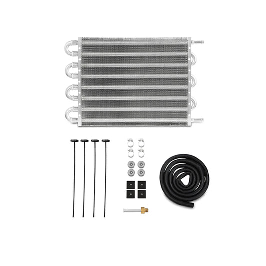 Mishimoto Universal Transmission Fluid Cooler - 12in x 10in x 0.75in Tube-and-Fin Design for Automotive Fluid Cooling