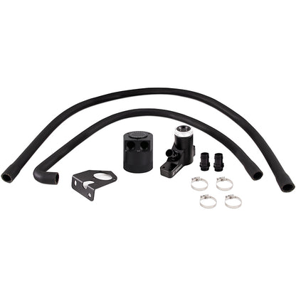 Mishimoto 2008-2010 Ford F-250 Powerstroke Baffled Oil Catch Can Kit - High-Flow Engine Ventilation System
