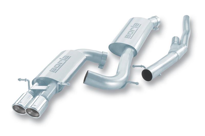 Borla S-Type Cat-Back Exhaust System for 2000-2002 Audi B5 S4 Quattro 2.7T V6