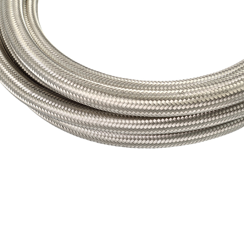 Mishimoto PTFE Braided -6AN 6ft Hose Stainless - Durable Oil and Fluid Line