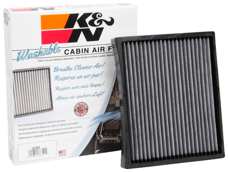 K&N Engineering VF2059 Washable Cabin Air Filter for Hyundai Elantra (2017-2018)