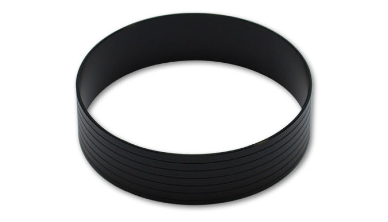 Vibrant HD Aluminum Union Sleeve for 2-inch OD Tubing – Hard Anodized Black, Part #12563