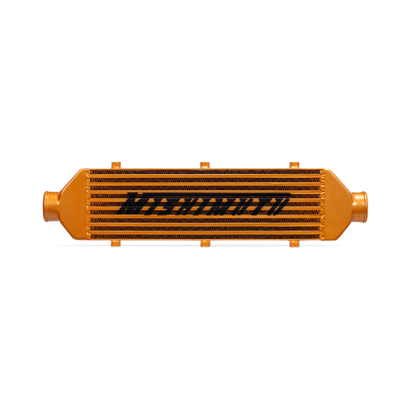 Mishimoto Universal Gold Z Line Intercooler - 28 x 8 x 3 Inches with 21 x 6 x 2.5 Inch Core for Enhanced Turbo Performance