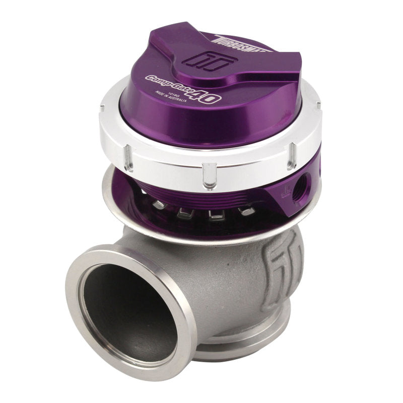 Turbosmart WG40 GenV CompGate40 40mm External Wastegate - 14 PSI Purple
