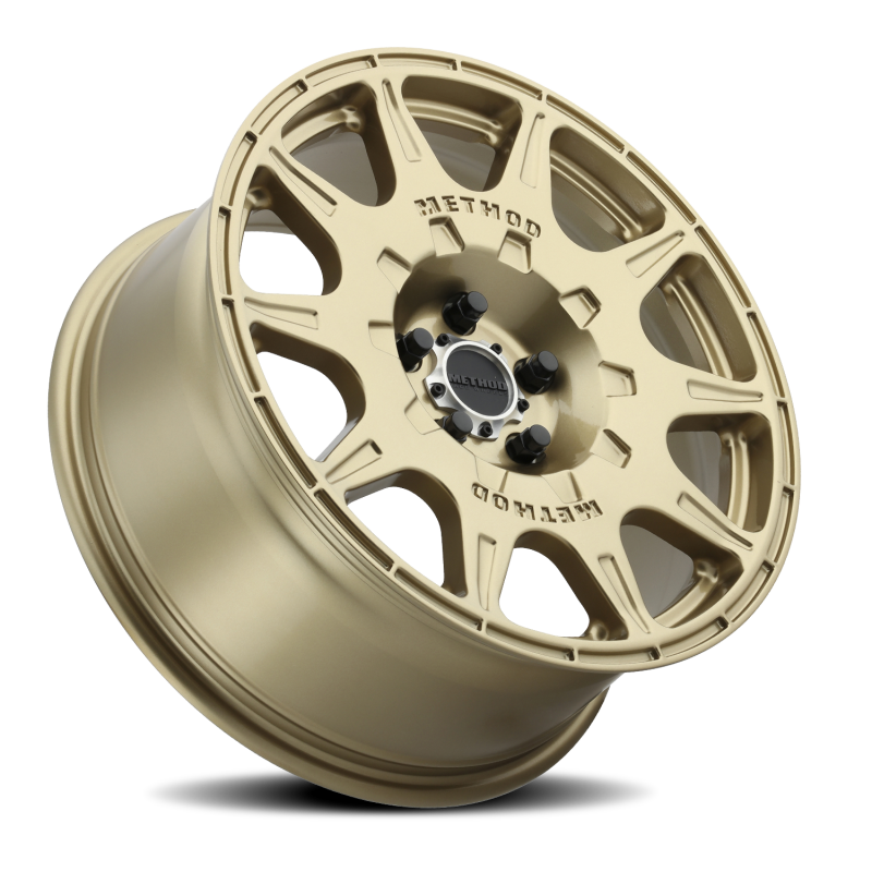 Method MR502 Rally 17x8 Gold Wheel with 5x4.5 Bolt Pattern and +38mm Offset