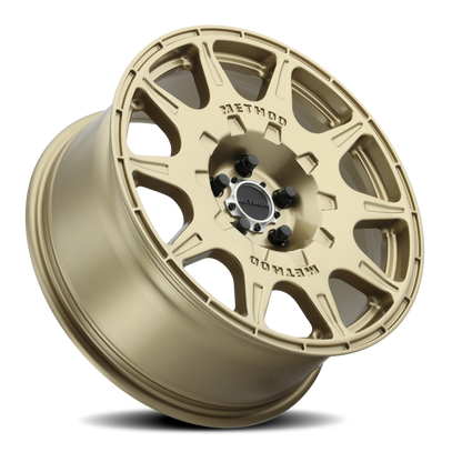 Method MR502 Rally 17x8 Gold Wheel with 5x4.5 Bolt Pattern and +38mm Offset
